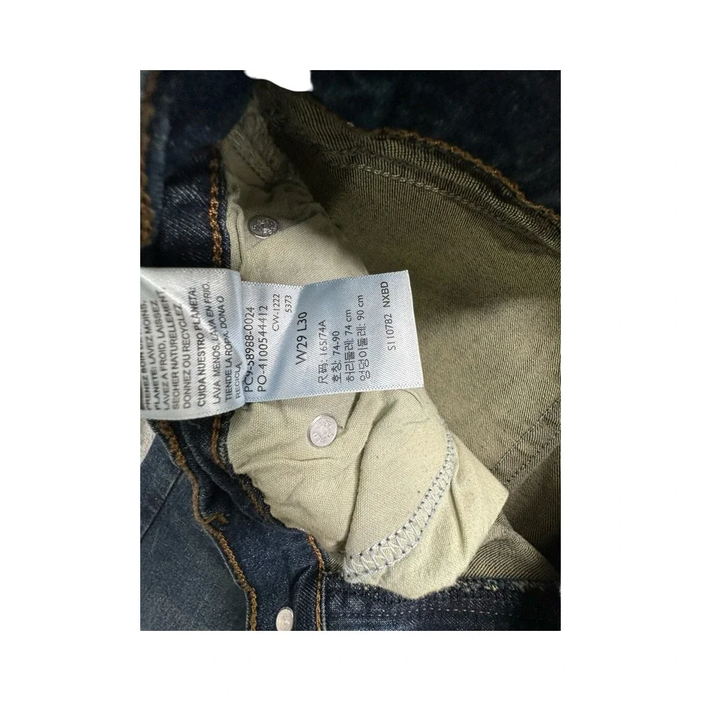 Signature Levi Strauss Jeans Mens 29x30 Blue Straight Leg S58988-0024 Denim